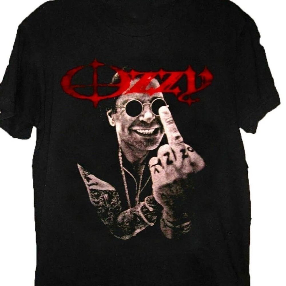 New Ozzy Osbourne Vintage Funny Black Tshirt
